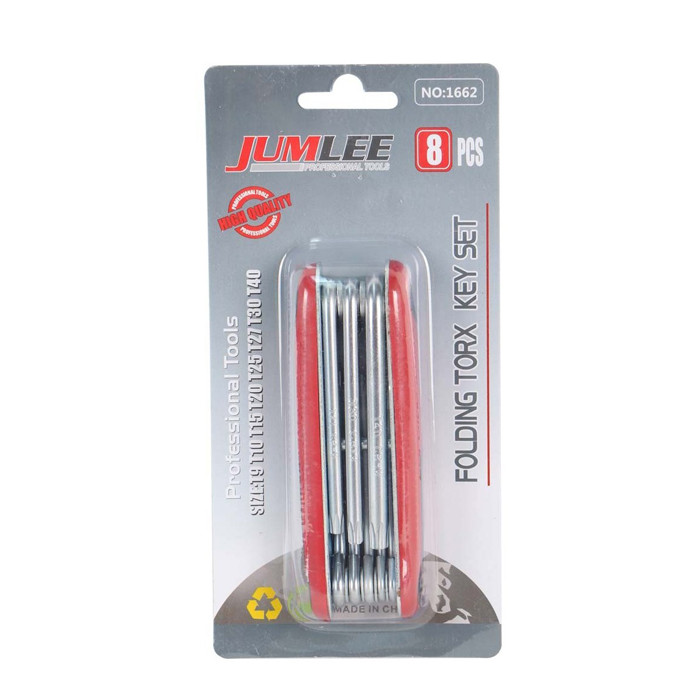 آچار آلن ستاره ای جاملی مدل 1662 مجموعه 8 عددی