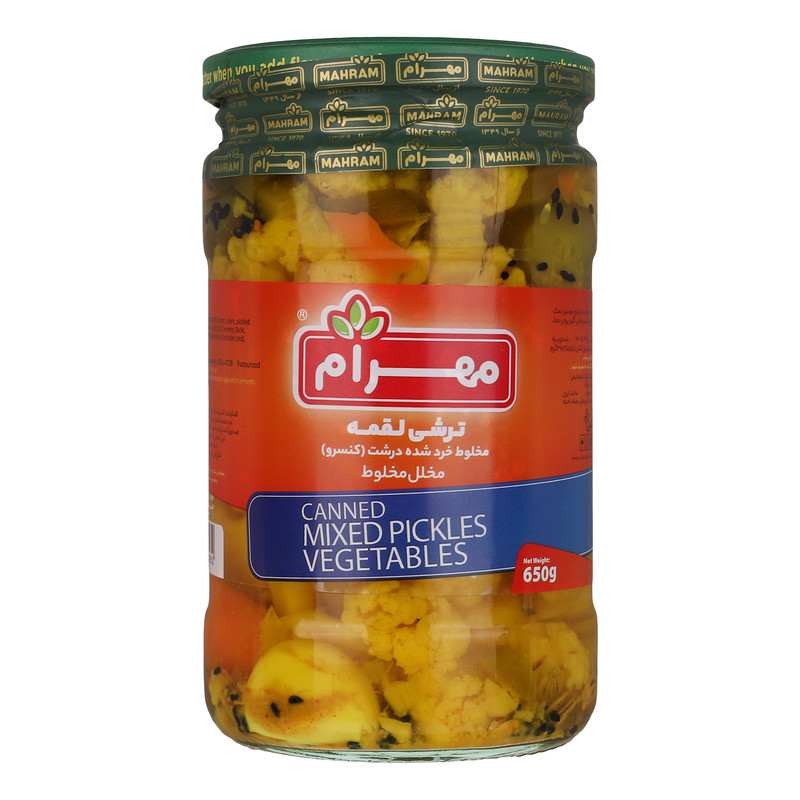 ترشی لقمه مهرام - 650 گرم