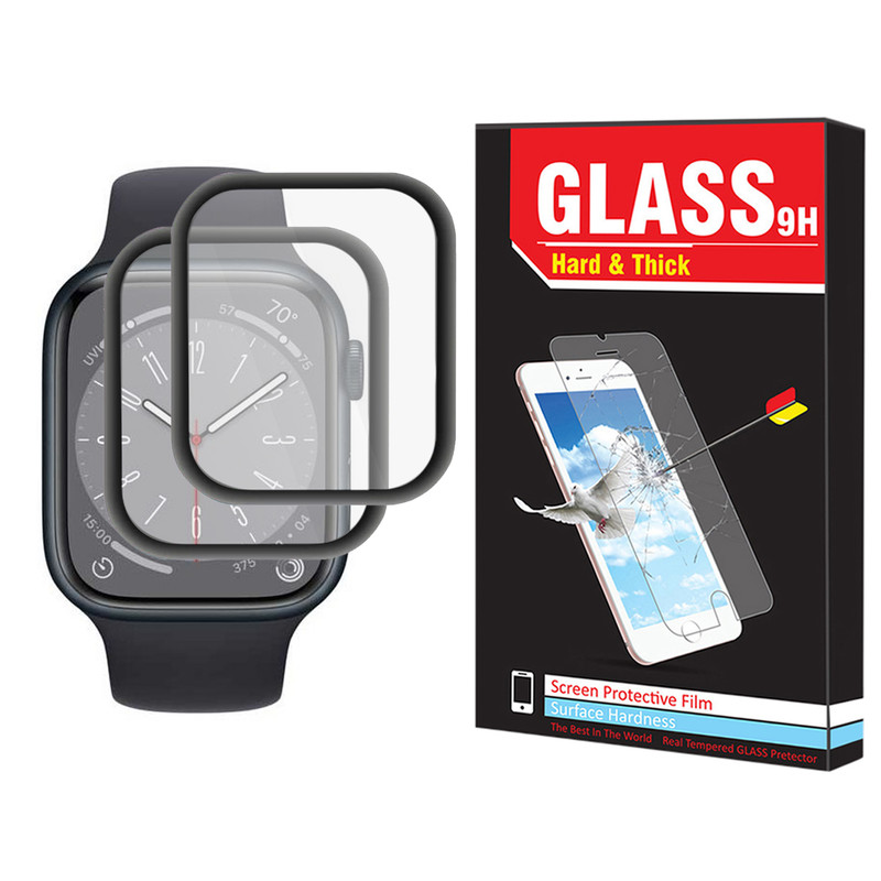 محافظ صفحه نمایش نانو هارد اند تیک مدل NHT مناسب برای اپل واچ سری 8 41 میلی متری بسته دو عددی