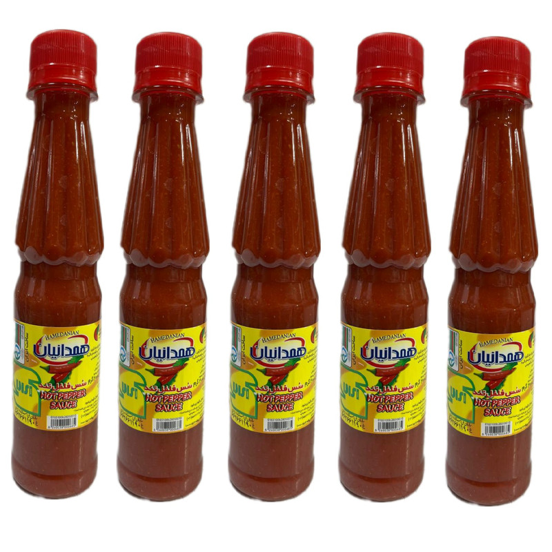 سس گوجه فرنگی فلفل تند همدانیان - 200 گرم بسته 5 عددی
