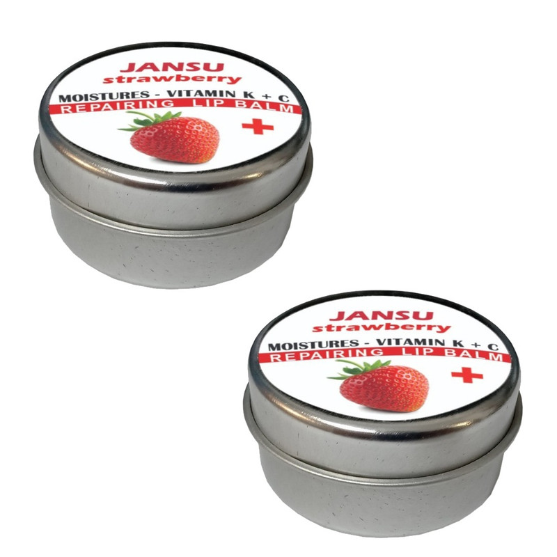 خرید و قیمت بالم لب جانسو مدل Strawberry مجموعه 2 عددی