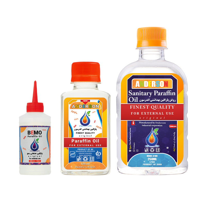 پارافین مایع اندرسون مدل G3-BSS حجم 450 میلی لیتر بسته 3 عددی