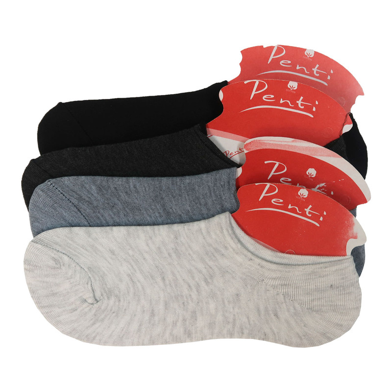 جوراب زنانه پِنتی مدل ساق کوتاه مجموعه 4 عددی