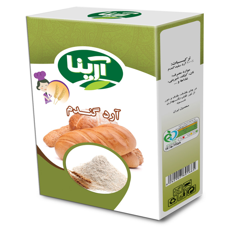 آرد سفید گندم آرینا - 600 گرم