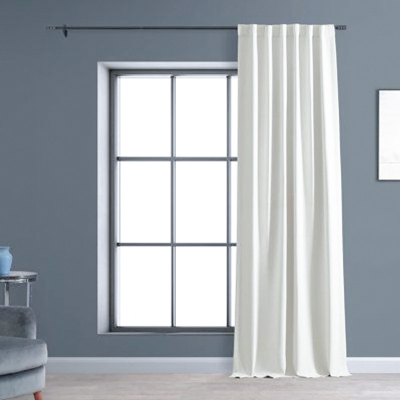 پرده مدل ساده آستر فلامنت سایز 250x275 سانتیمتر