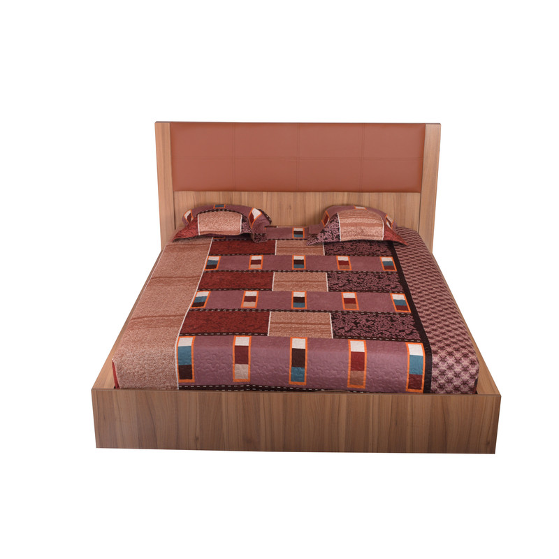 تخت خواب دو نفره لمکده مدل افس