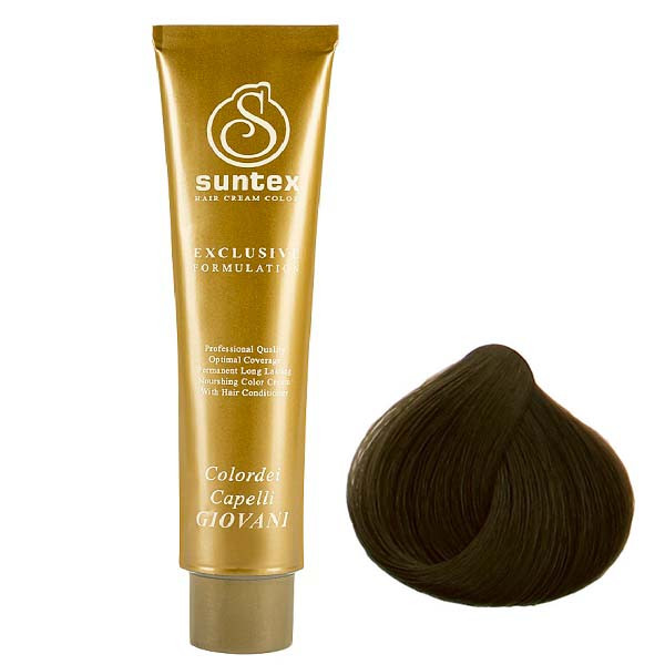 رنگ مو سانتکس شماره 4.1 مدل 2023 حجم 120 میلی لیتر رنگ قهوه ای دودی خاکستری متوسط