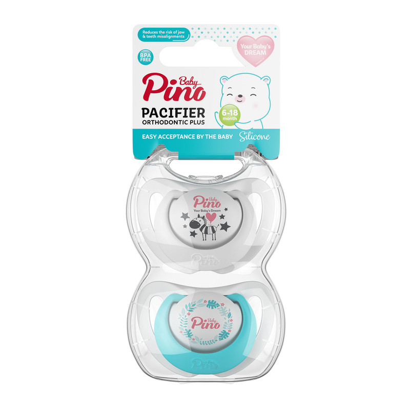 خرید و قیمت پستانک ارتودنسی پینو بیبی مدل 6 تا 18 بسته دو عددی