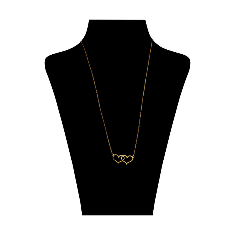 خرید و قیمت گردنبند طلا 18 عیار زنانه سین سان مدل SNR125