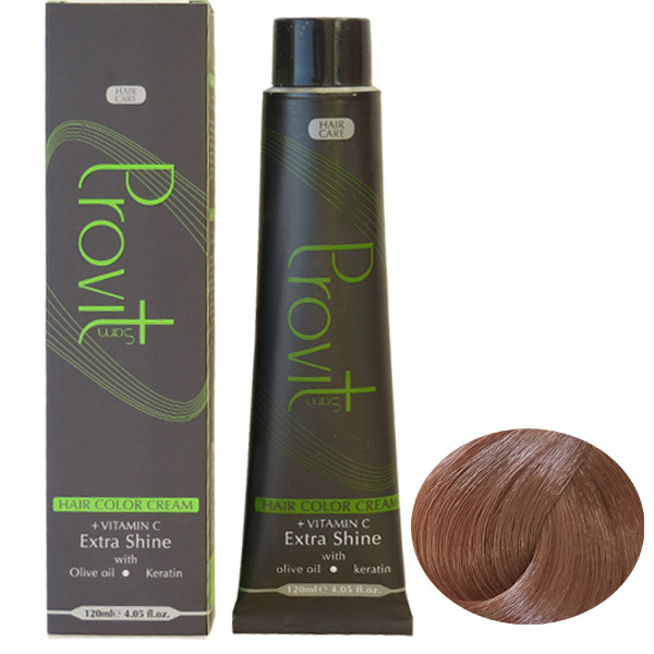 خرید و قیمت رنگ مو پرویت سری شکلاتی شماره 8/7 حجم 120 میلی لیتر رنگ شیرشکلاتی