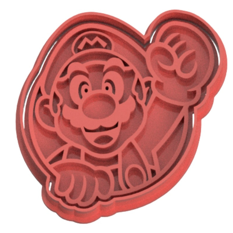 کاتر شیرینی پزی مدل ماریو قارچ خور