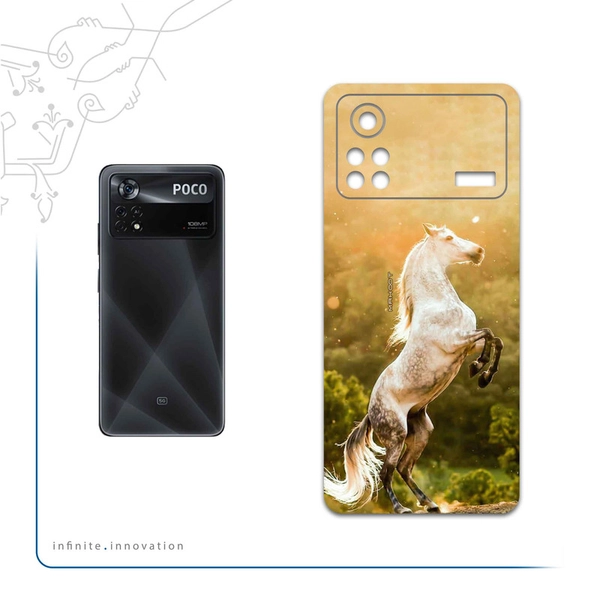 برچسب پوششی ماهوت مدل Horse-2 مناسب برای گوشی موبایل شیائومی Poco X4 Pro 5G 00