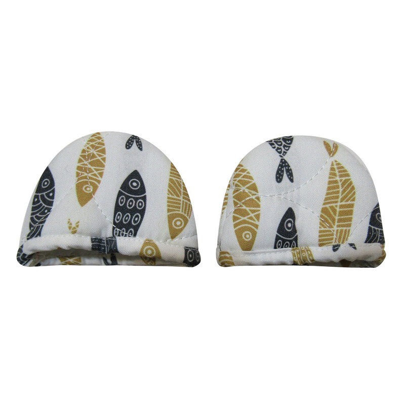 دستگیره قابلمه هوم اند لایف مدل آدونیس طرح ماهی بسته 2 عددی