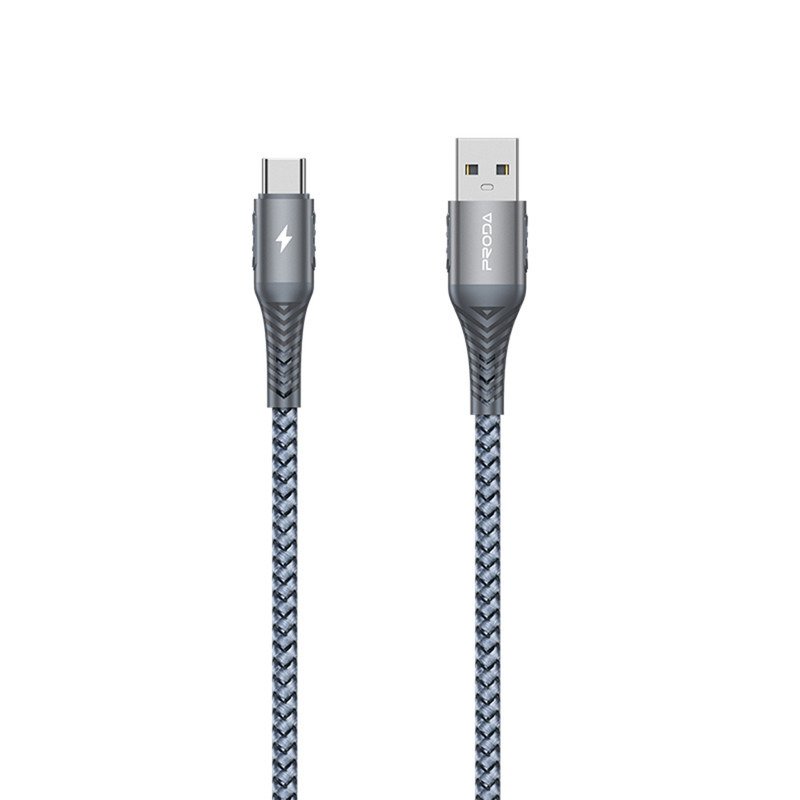 کابل تبدیل USB به microUSB پرودا مدل PD-B67m طول 1 متر