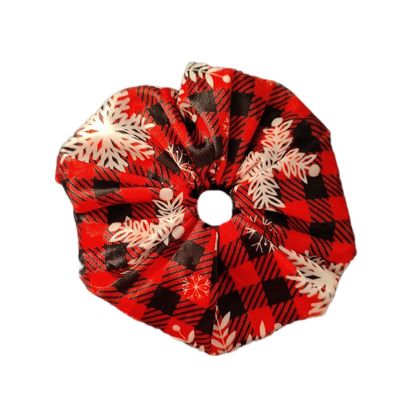 خرید و قیمت کش مو دخترانه مدل اسکرانچی کریسمس