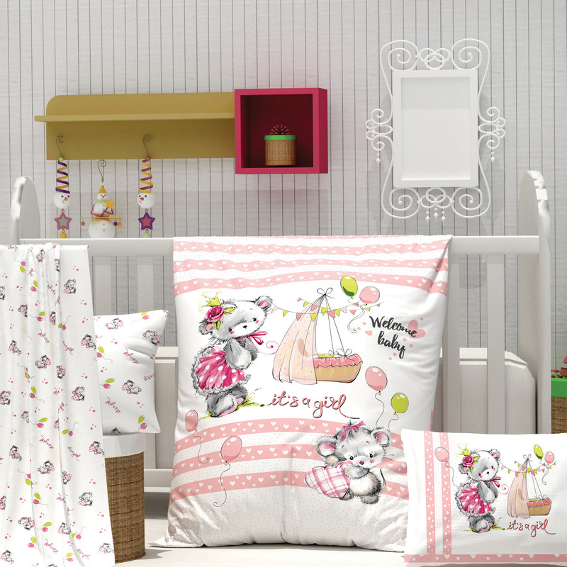 خرید و قیمت سرویس خواب نوزادی 10 تکه پلی فکتوری مدل Linnett