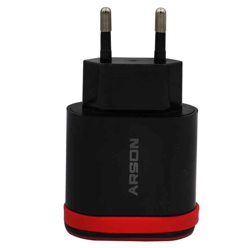 شارژر دیواری آرسون مدل AN-06 به همراه کابل لایتنینگ