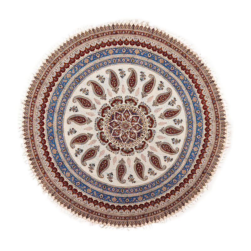 رومیزی قلمکار آرا هنر فاخر ایرانی مدل 1-100130 ممتاز گرد