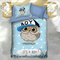 سرویس خواب مدل Boy Owl یک نفره 4 تکه