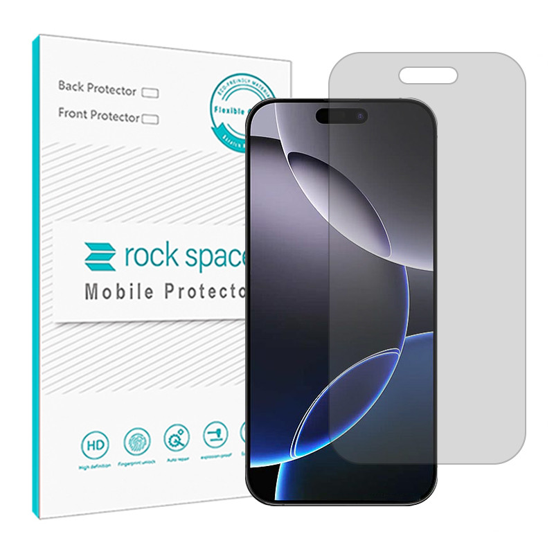 محافظ صفحه نمایش شفاف راک اسپیس مدل Shield مناسب برای گوشی موبایل اپل Iphone 16 Pro Max