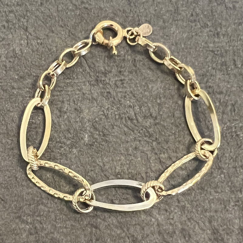 دستبند زنجیری طلا 18 عیار زنانه دوست خوب مدل Dk021