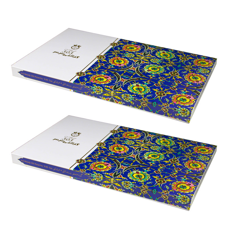 خرید و قیمت گز لقمه 38 درصد پسته اثلی بلداجی 303 - 250 گرم مجموعه 2 عددی