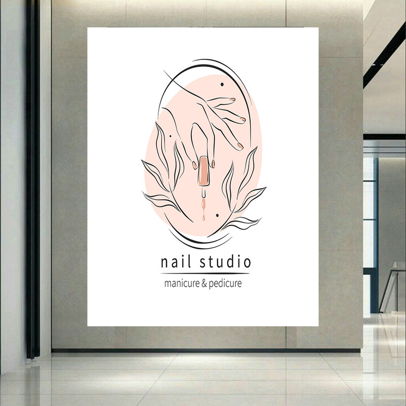 تابلو بوم طرح ناخن مدل مانیکور و پدیکور کد AR305038