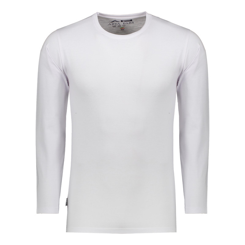 خرید و قیمت تی شرت آستین بلند مردانه آریا پارس مدل پنبه خالص 042