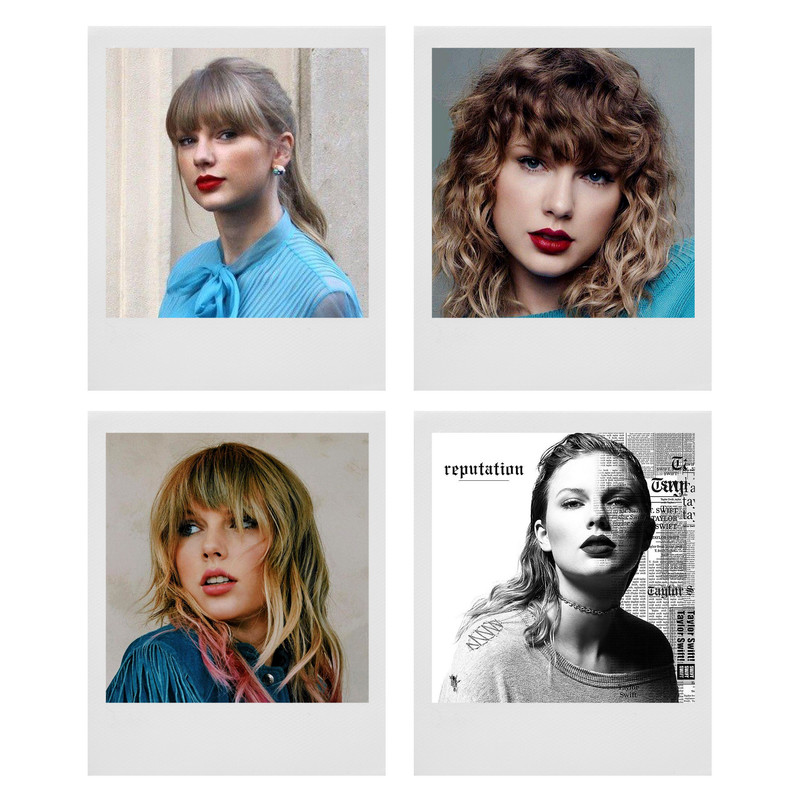 آویز تزیینی طرح تیلور سوییفت مدل P444 مجموعه 4 عددی