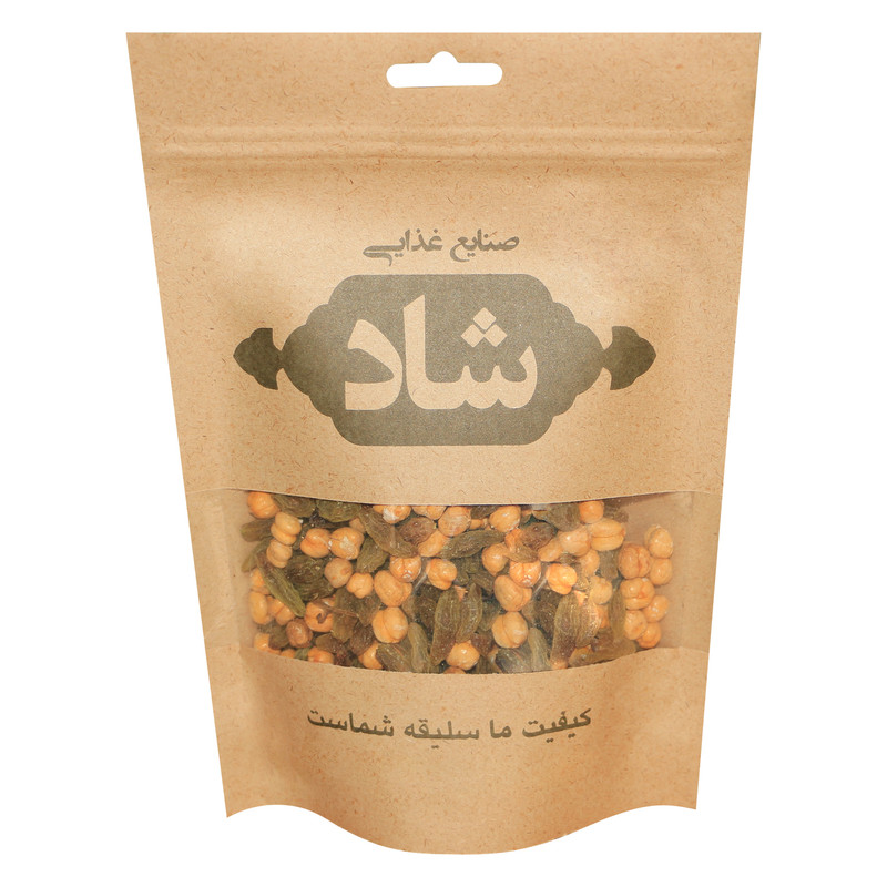 خرید و قیمت کشمش سبز و نخودچی شور شاد - 1000 گرم