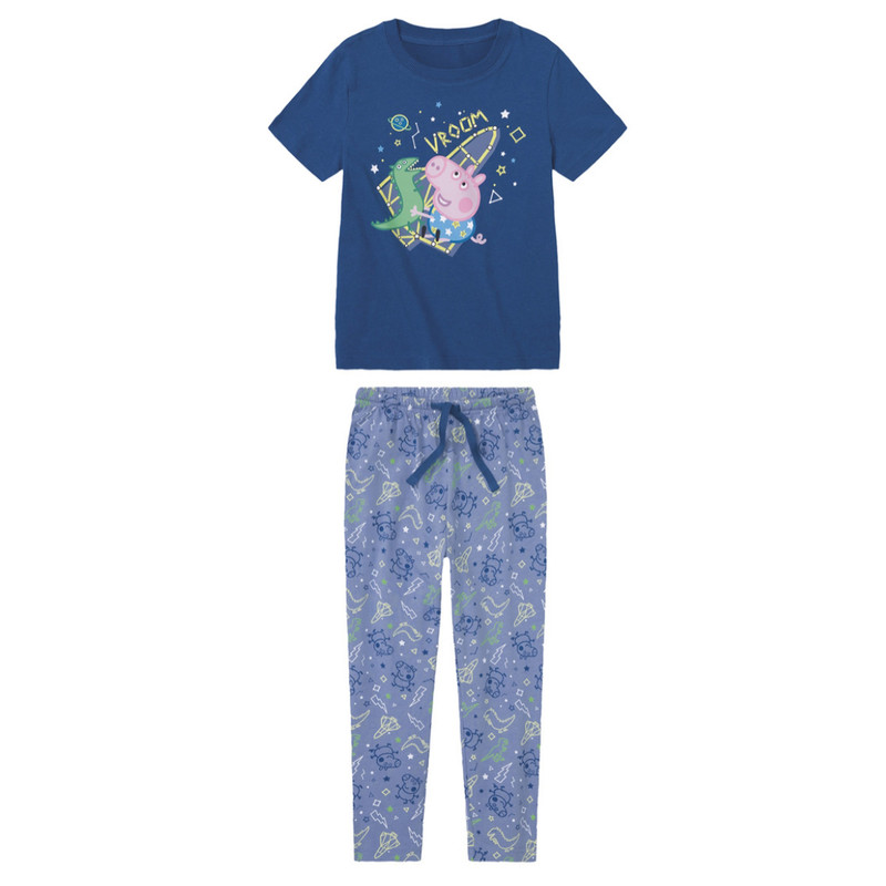 خرید و قیمت ست تی شرت آستین کوتاه و شلوار دخترانه پپاپیگ مدل sha28