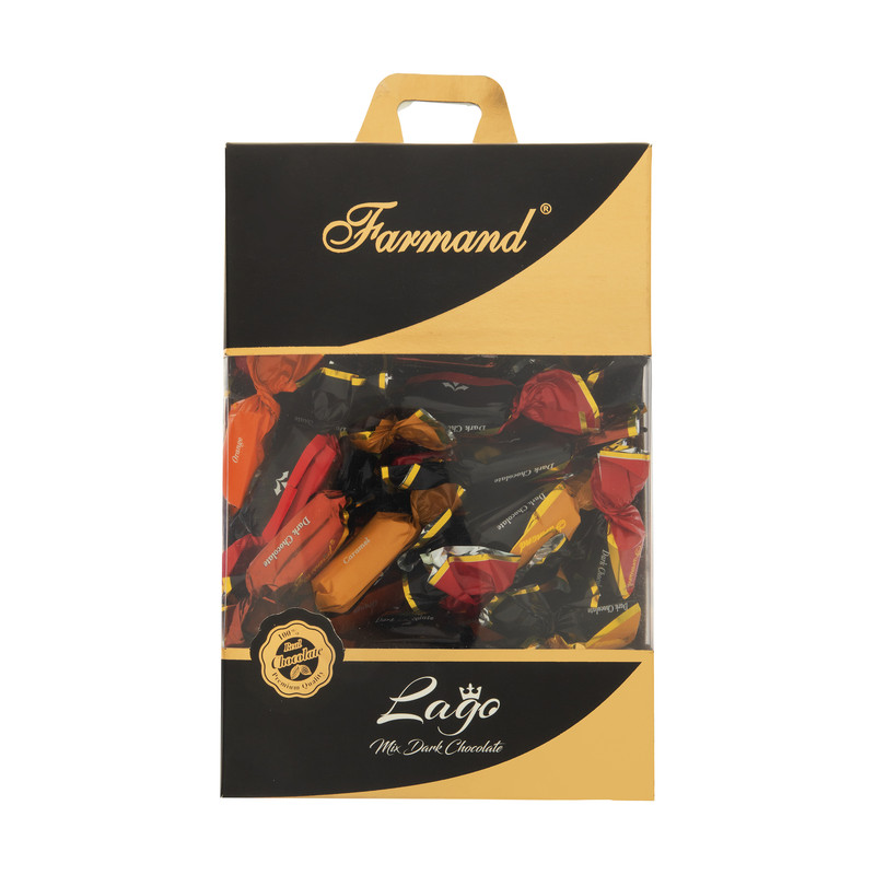 شکلات میکس تلخ 60 درصد فرمند مقدار 400 گرم