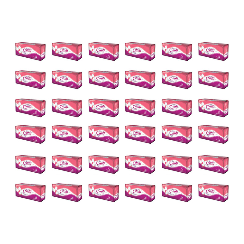 نوار بهداشتی نانسی مدل Cotton سایز بزرگ مجموعه 36 عددی