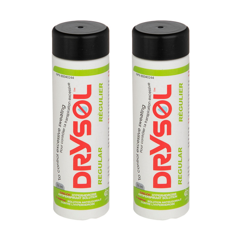 ضد تعریق درایسول مدل Regular مناسب پوست های حساس حجم 35 میلی لیتر بسته 2 عددی