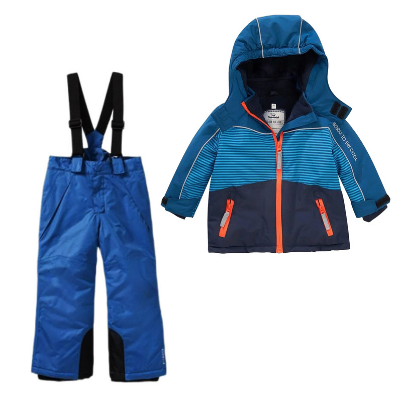 ست کاپشن و شلوار ورزشی نوزادی لوپیلو مدل اسکیمو