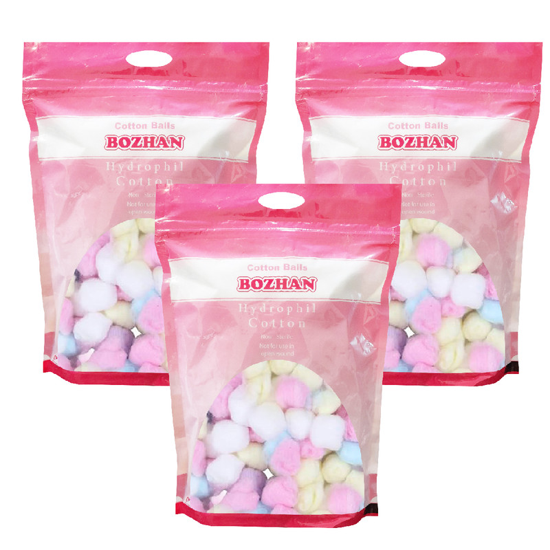 خرید و قیمت پنبه آرایشی پنبه هیدروفیل بوژان مدل زیپ کیپ C-Balls وزن 100 گرم مجموعه 3 عددی