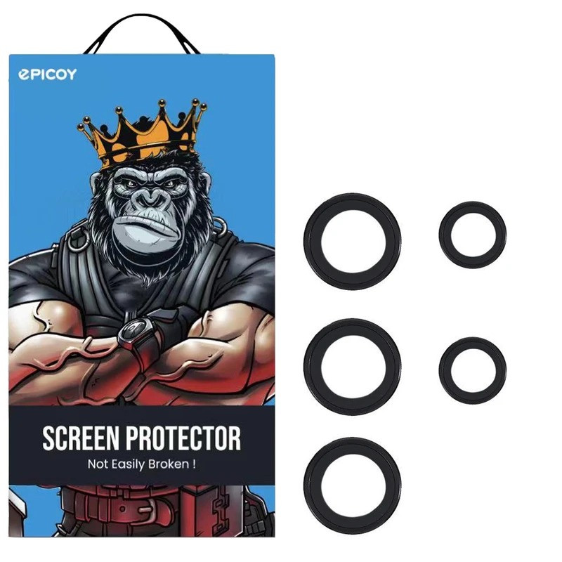 محافظ لنز دوربین اپیکوی مدل Chelipa مناسب برای گوشی موبایل سامسونگ Galaxy S24 Ultra