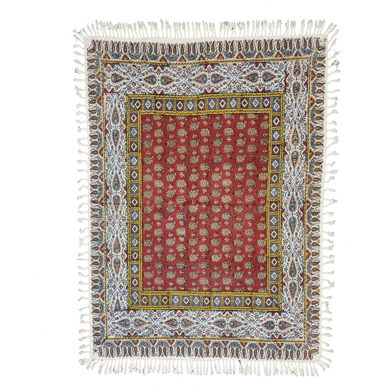 رومیزی قلمکار مدل کف لپ