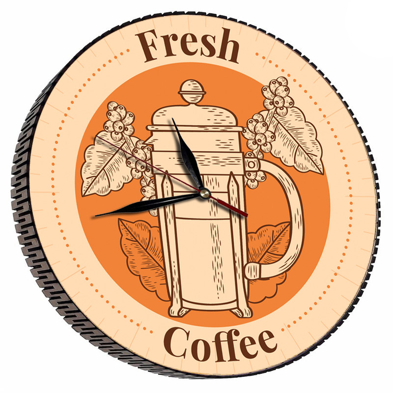 خرید و قیمت ساعت دیواری مدل قهوه تازه