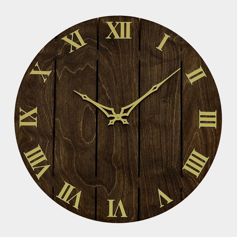 خرید و قیمت ساعت دیواری مدل چوبی خورشید