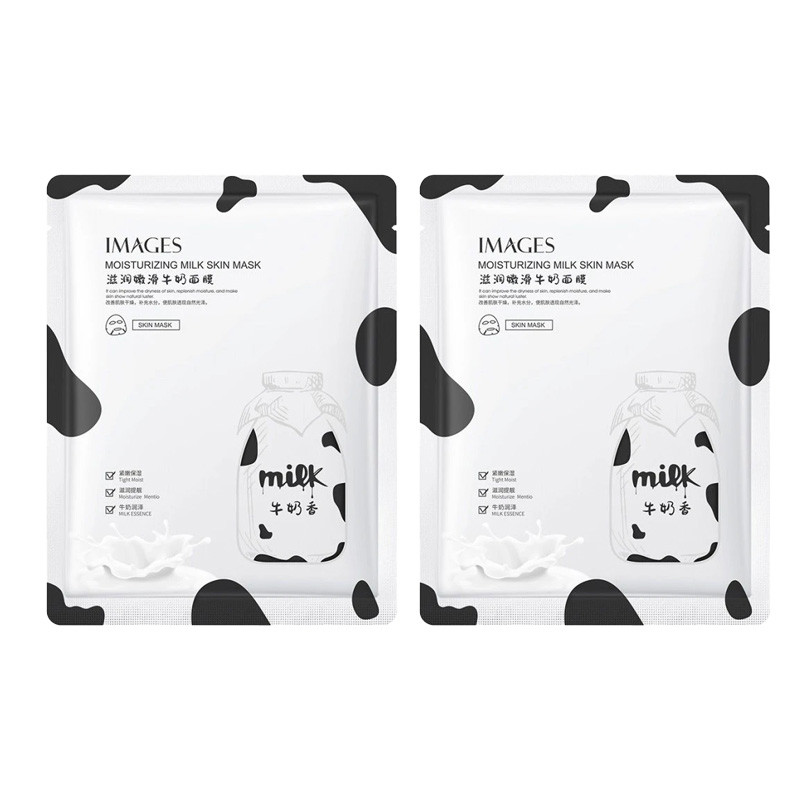 ماسک صورت ایمجز مدل شیر گاو حجم 25 میلی لیتر مجوعه 2 عددی