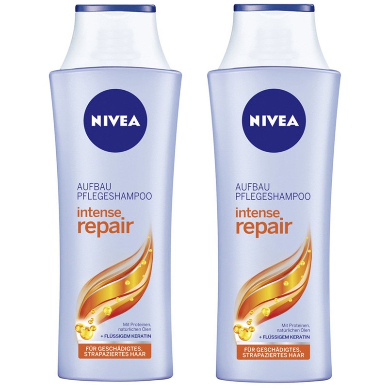 خرید و قیمت پک شامپو ترمیم کننده نیوآ مدل Intens Repair حجم 250 میلی لیتر بسته 2 عددی