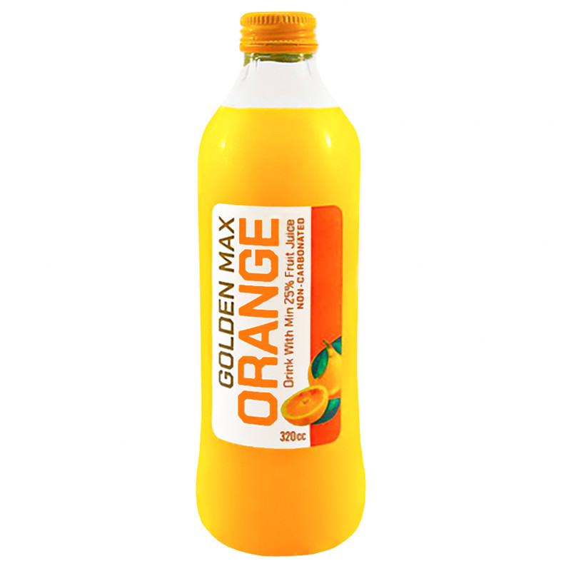 خرید و قیمت آبمیوه بدون گاز پرتقال گلدن مکس - 320 میلی لیتر