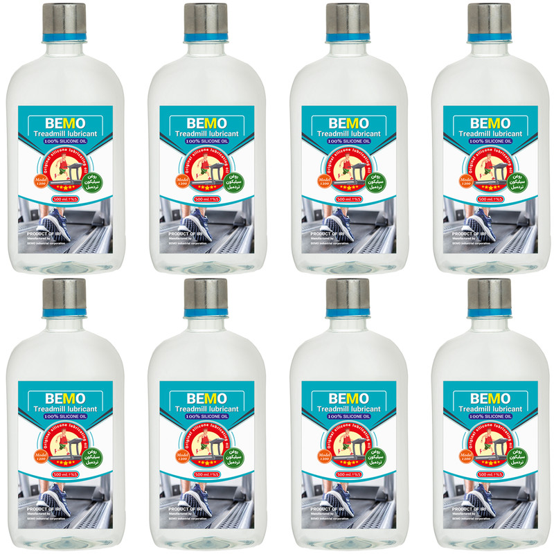 خرید و قیمت روغن تردمیل بمو مدل 1200 حجم 500 میلی لیتر بسته 8 عددی