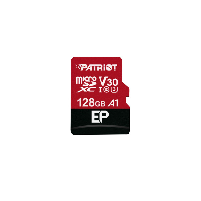 خرید و قیمت کارت حافظه microSDXC پتریوت مدل EP -V30 A1 ظرفیت 128 گیگابایت به همراه آداپتور