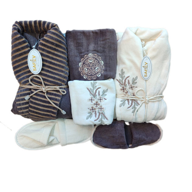 سرویس حوله پالتویی 6 تکه سارو مدل 125Diaaana250