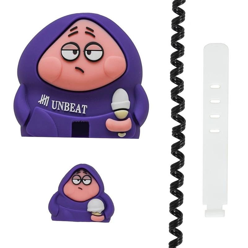 محافظ کابل وال کیس طرح پاتریک به همراه محافظ شارژر دیواری 45 وات شیائومی مجموعه 4 عددی