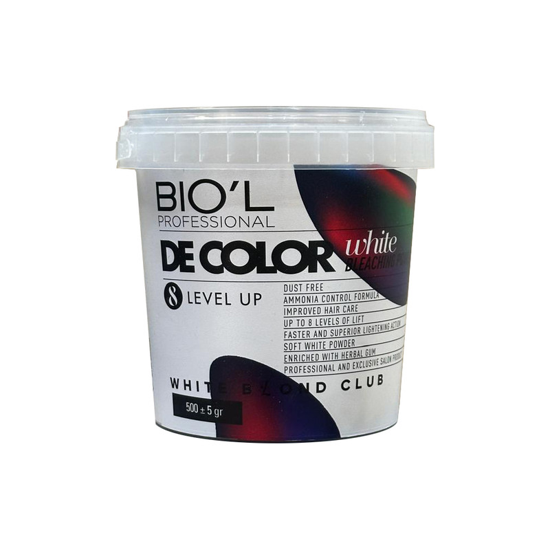 پودر دکلره بیول مدل W-B-C وزن 500 گرم رنگ سفید