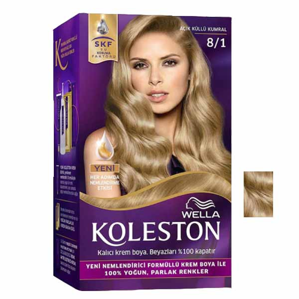 کیت رنگ مو ولا شماره 8.1 حجم 59 میلی لیتر رنگ بلوند