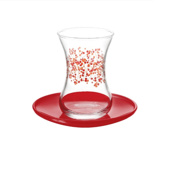 ست فنجان و نعلبکی 12 پارچه لاو مدل SIMRES2